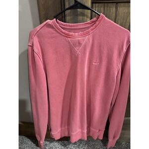 Southern Tide Upper Deck Crew Neck Pullover Men's Sweatshirt Mineral Red Small